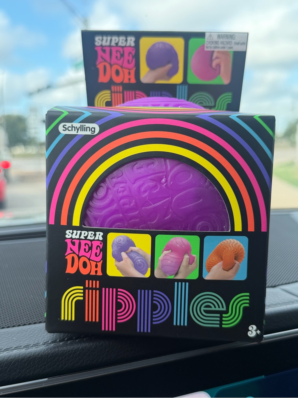 Super NeeDoh Ripples Sensory Ball - Purple